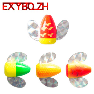 Leurre de surface Spin N Glo Mini Honeycomb pour la pêche à la perche avec effet clignotant et sonore YJ-ZJ-021 - Product Image 2