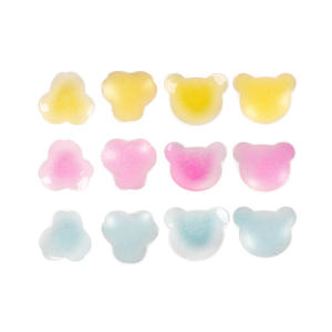 OEM/ODM ourson à paillettes fleur à trois pétales cache-tétons en silicone imperméable anti-bosses anti-exposition invisible et sexy couvre-tétons - Product Image 3