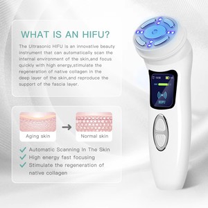 Neues Mikro-Elektrisches Puls-Vibrations-Wärme-Einführungsgerät Tragbares USB-Gerät mit Zug- und Schlagfunktion Meistverkaufter Gesichtsmassager aus ABS - Product Image 3