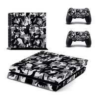 Autocollants décoratifs de camouflage de haute qualité SYY pour manette de jeu PS4, accessoires de jeu