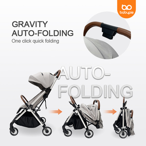 Top Delas 2-en-1 Landau et poussette de voyage pliants légers Nouveau modèle de poussette pour bébé avec deux sièges - Product Image 3