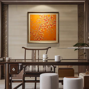 Decoración de Pared con Diseño de Gancho, Pintura en Latón Color Dorado Suave, para Dormitorio, Comedor, Escalera, Pasillo, Modelo TBH0236 - Product Image 3