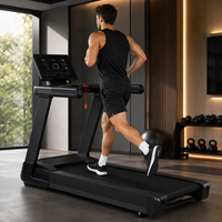Caminadora Inteligente para el Hogar K-FIT GSTC-5810 de Construcción Premium, Motor de CA de 3.5KW, Inclinación Automática de 20 Niveles, 20KMH, Plataforma Enorme de 580mm para Gimnasio