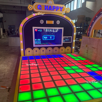 Jeu de sol LED interactif, équipement de terrain de jeu intérieur, jeu de danse actif et amusant, grille lumineuse, écran tactile pour les centres d'activités pour enfants