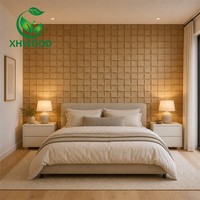 Panneau acoustique 3D en mosaïque certifié CE ISO9001 UKCA, panneau absorbant le son directement de l'usine pour la décoration murale