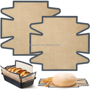 Non-Stick Food Grade <b>Silicone</b> Glass Fiber Pastry Mats Eco-Friendly Dishwasher Oven Safe Bread Loaf Pan Liner Dutch <b>Baking</b> Tools - Product Image 1