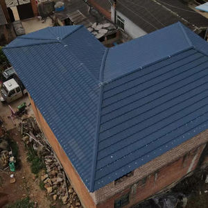 Traditionelles Design Stein beschichtete Dachziegel Aluminium Zink legierung Stahl und Ton Materialien für Gebäude anwendungen - Product Image 4