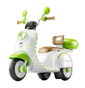 Moto électrique pour enfants Tricycle Rechargeable double télécommande jouet <span class=keywords><strong>Scooter</strong></span> pour garçons filles bébés conduite électrique - Product Image 1