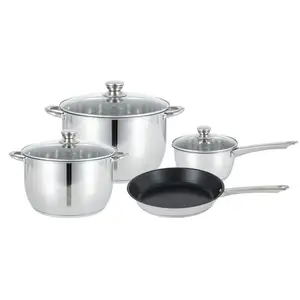 Stainless Steel Pearl Cookware Rapid Heating Utensilios De Cocina Non Stick Durable kitchen tools