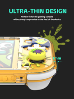 Coque transparente en cristal DATA FROG pour console Nintendo Switch Lite, étui de protection rigide Splatoon pour NS Switch Lite