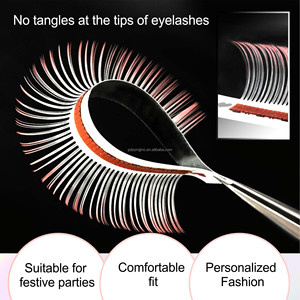CoMango LU L90 5D <span class=keywords><strong>Flora</strong></span> Fairy para Extensiones de Pestañas Ombre, Pestañas Finas, Naturales, Suaves, de Pelo Sintético, Libres de Crueldad, Maquillaje Vegano - Product Image 3