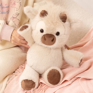 Peluches personnalisées avec logo Highland Cow, adorables vaches en peluche pour enfants, figurines de veaux, coussin moelleux, vente en gros - Product Image 4