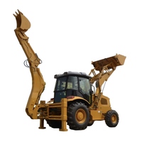WZ30-25C 100HP Mini Backhoe Loader |   Wheel Loader Kompak dengan Mesin Yuchai Gearbox Kapasitas Bucket 1m3
