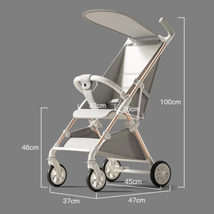En1888 ขายส่งรถเข็นเด็กแรกเกิดแบบ High Landscape สองทิศทาง 3 in 1 - Product Image 4