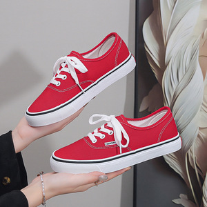 Breathable Canvas Lace-Up Walking <b>Shoes</b> for Women 2025 Summer New Korean Version Student Sports Leisure Anti-Odor Waterproof - Product Image 2