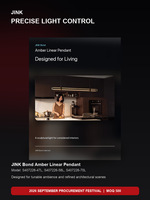 Festival des Achats de Septembre : Suspension Linéaire JINK Bond Amber S407226-70L, Luminaire Suspendu Intelligent Matter over Thread
