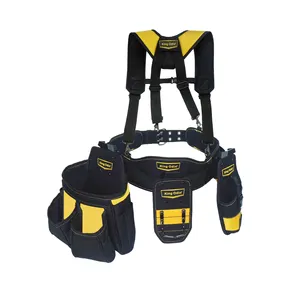 Multiple Tool Belt Waist Bags Freely Combined Tool Belt With Suspender And Clip-on Tech System Tool Waist Bag