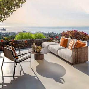 Outdoor <b>Rattan</b> <b>Sofa</b> Combination Resort Homestay Courtyard Garden Leisure Furniture Sun Room Outdoor Terrace <b>Rattan</b> Chair - Product Image 2