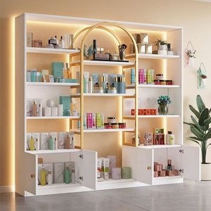 Estante de Exhibición Nórdico Minimalista para Salón de Belleza, Estante de Almacenamiento de Cosméticos y Cuidado de la Piel de Varias Capas - Product Image 4