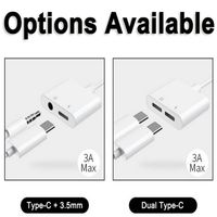 Adaptateur séparateur audio DAC 2 en 1 USB Type-C avec prise casque et gaine en PVC pour moniteur et projecteur, charge rapide PD