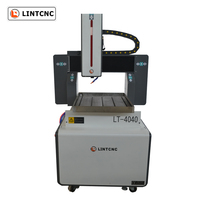 3030 4040 6060 Gietijzeren Structuur Mini Metaal Cnc Snijmachine Router Cnc 400*400Mm Staal Koper Aluminium Ijzer Metalen Snijder