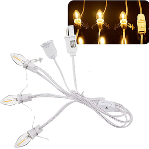 E12 Đèn Chuyển Đổi Dây Điện Kỳ Nghỉ Nhà Máy Trang Trí Đèn Muối Đèn Dây Điện Mở Rộng Dây - Product Image 1