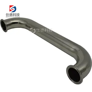 Hot Sale Good Matt Mirror Polished Long Length Stainless Steel 304 316 180 Degree Elbow For Alcohol Still