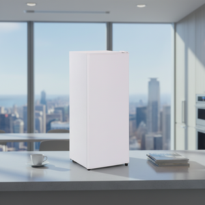Réfrigérateur à porte simple 108L BC-108, réfrigérateur domestique à faible bruit avec compartiment congélateur - Product Image 2