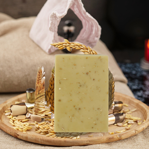 Gommage à l'avoine naturelle, miel, <span class=keywords><strong>lait</strong></span>, savon solide fait à la main anti-acné, huile <span class=keywords><strong>d</strong></span>'olive, <span class=keywords><strong>lait</strong></span> de chèvre, éclaircissant, blanchissant <span class=keywords><strong>pour</strong></span> le visage et le <span class=keywords><strong>bain</strong></span> - Product Image 6