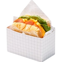 Vente d'usine Sandwich Emballage Burger Boîte À Lunch Petit Déjeuner Épais Oeuf Toast Boîte D'emballage