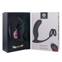 Anillo Vibrador para Pene de Silicona 3 en 1 S-HANDE para Hombre, Anillo para Pene con Control Remoto para Retrasar la Eyaculación, Masajeador Electrónico de Próstata