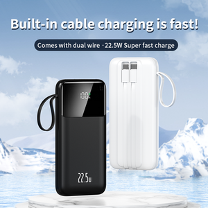 Vendere come torte calde Super veloce 10000mah Power Bank viene fornito con cavo di ricarica C-tipo di uscita 22.5W power bank portatile - Product Image 5