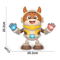 Juguete Educativo para Bebés con Forma de Animal de Dibujos Animados, Robot Bailarín, Juguete Eléctrico para Caminar con Luces y Música