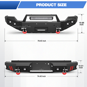 Vente chaude F250/F350/F450 camion pare-chocs pleine largeur pare-chocs avant et pare-chocs arrière Combo fit 2011-2016 <span class=keywords><strong>Ford</strong></span> F250 (sauf <span class=keywords><strong>Raptor</strong></span>) - Product Image 4
