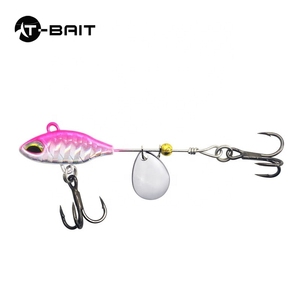Usine en gros petit Cyclone hélice paillettes Vib <span class=keywords><strong>fil</strong></span> d'acier 9g-15g longue portée chaîne basse pleine couche de natation - Product Image 2