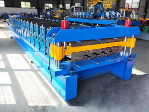 Machine de formage à froid de tôles de toiture ondulées en métal galvanisé à double couche, fabrication directe - Product Image 2