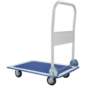 Carretilla de Plataforma de Acero Amory con Capacidad de Carga de 150 kg, Carretilla de Mano Plegable de Cuatro Ruedas, Carretilla de Mano Portátil para Herramientas OEM TB150D-DX - Product Image 3