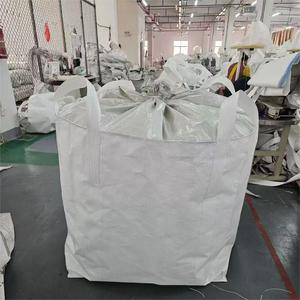 ถุงบรรจุ<span class=keywords><strong>ส</strong></span>ินค้าขนาดใหญ่ Super Sack 1 <span class=keywords><strong>ต</strong></span>ัน แบบ Jumbo Big FIBC ทำจากวัสดุทอที่ระบายอากาศได้ดี พร้อมห่วงยก 4 ห่วง และฐานแบบแบน<span class=keywords><strong>ส</strong></span>ำหรับการปล่อยสินค้า - Product Image 2