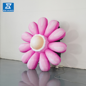 Bơm hơi khổng lồ hoa tím hoa <span class=keywords><strong>daisy</strong></span> mô hình cho Đảng trang trí - Product Image 4