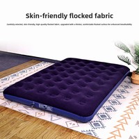 Tapis de sol floqué en PVC, matériau durable, design moderne minimaliste, épaisseur supplémentaire, pour l'intérieur et l'extérieur, camping, 186*76*22