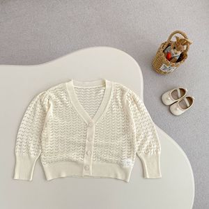 Engenepapa <span class=keywords><strong>giacca</strong></span> estiva da ragazza protezione solare Top <span class=keywords><strong>camicia</strong></span> aria condizionata bambino cappotto a maglia a maniche lunghe abiti sottili per neonati - Product Image 4