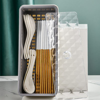 Boîte de rangement pour couverts de cuisine, égouttoir à ustensiles, support de rangement pour couverts, porte-ustensiles domestique, porte-baguettes