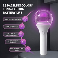 Bâton lumineux personnalisable avec impression sérigraphique, portable, longue autonomie, écologique, pour événements sportifs et fêtes
