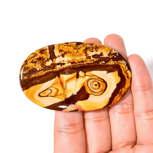 Jaspe Australiano de Lujo, Corte Ovalado de 6mm, Cabujón de Alta Calidad, Natural Pulido, 168 Quilates, Gema Suelta para Joyería - Product Image 6