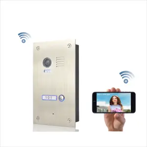 Oem Odm 1080P Hd Video, Eenvoudig In Te Stellen En Te Gebruiken, Smartphone Controleert Waterdichte Ip Intercom Indoor Station Video Deurtelefoon