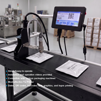Imprimante jet d'encre Lanmotec Online TIJ haute vitesse pour date d'expiration, codes-barres, lots, codes QR et logos sur sacs et boîtes en plastique ou en papier