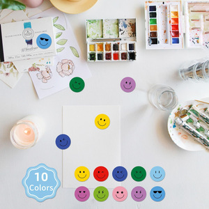 Pegatinas <span class=keywords><strong>de</strong></span> Caras Sonrientes con Forma <span class=keywords><strong>de</strong></span> Trompeta Pequeña y Linda, Pegatinas Decorativas Autoadhesivas con Expresiones Faciales <span class=keywords><strong>de</strong></span> Dibujos Animados <span class=keywords><strong>de</strong></span> Colores Variados, Pegatinas <span class=keywords><strong>de</strong></span> Recompensa para Niños - Product Image 4
