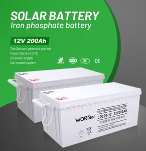 UPS 조명 전동 공구 가전 제품용 태양광 시스템용 12V 200Ah 딥 사이클 납산 습식 셀 배터리 AGM - Product Image 2