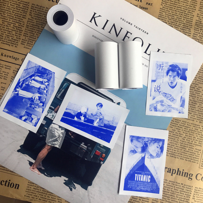 Buy Sticky Thermal Paper Roll - 10-Year Preservation, BPA-Free, 56x30mm, Pack Of 3 For PeriPage Printers Online In UAE - Foto 2