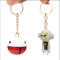 Porte-clés en métal DIY en gros, porte-clés en alliage à mousqueton tendance, or KC, accessoires de bijoux artisanaux, 25 mm, logo personnalisé